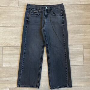 BDG Urban Outfitters Cropped Straight Leg Jeans 28W Gray Mid Rise